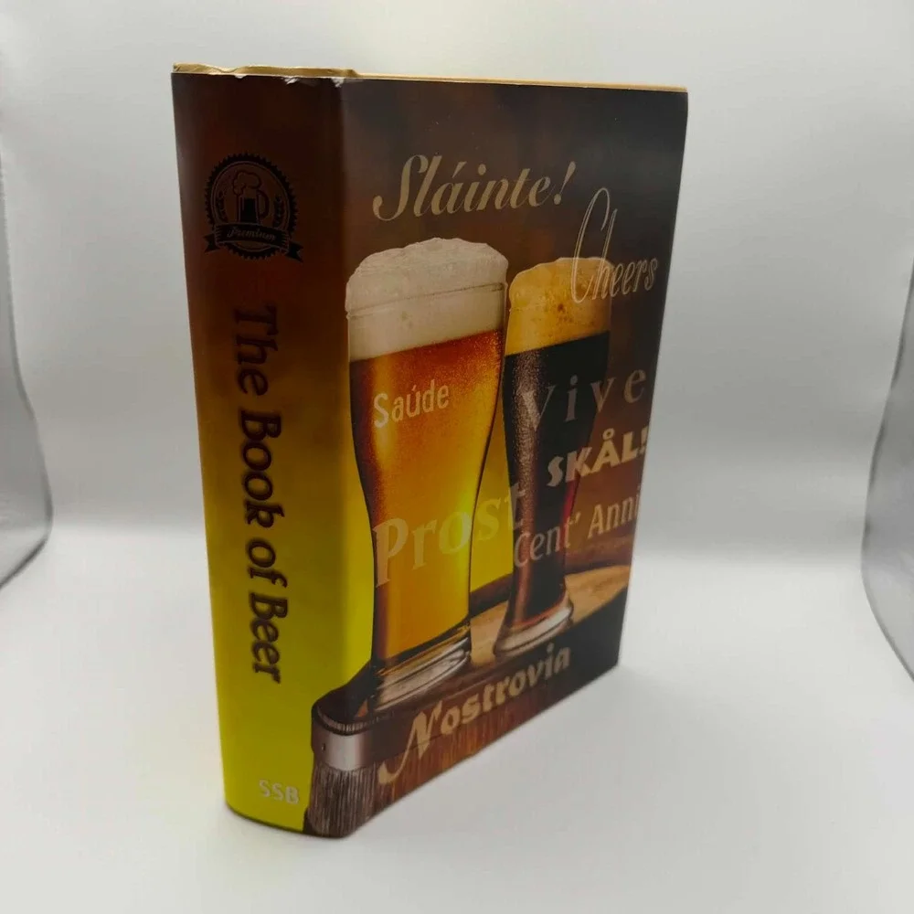 Secret Storage Book Extra Large Beer Themed Safe Hangover Cures  Retails $50 NLA